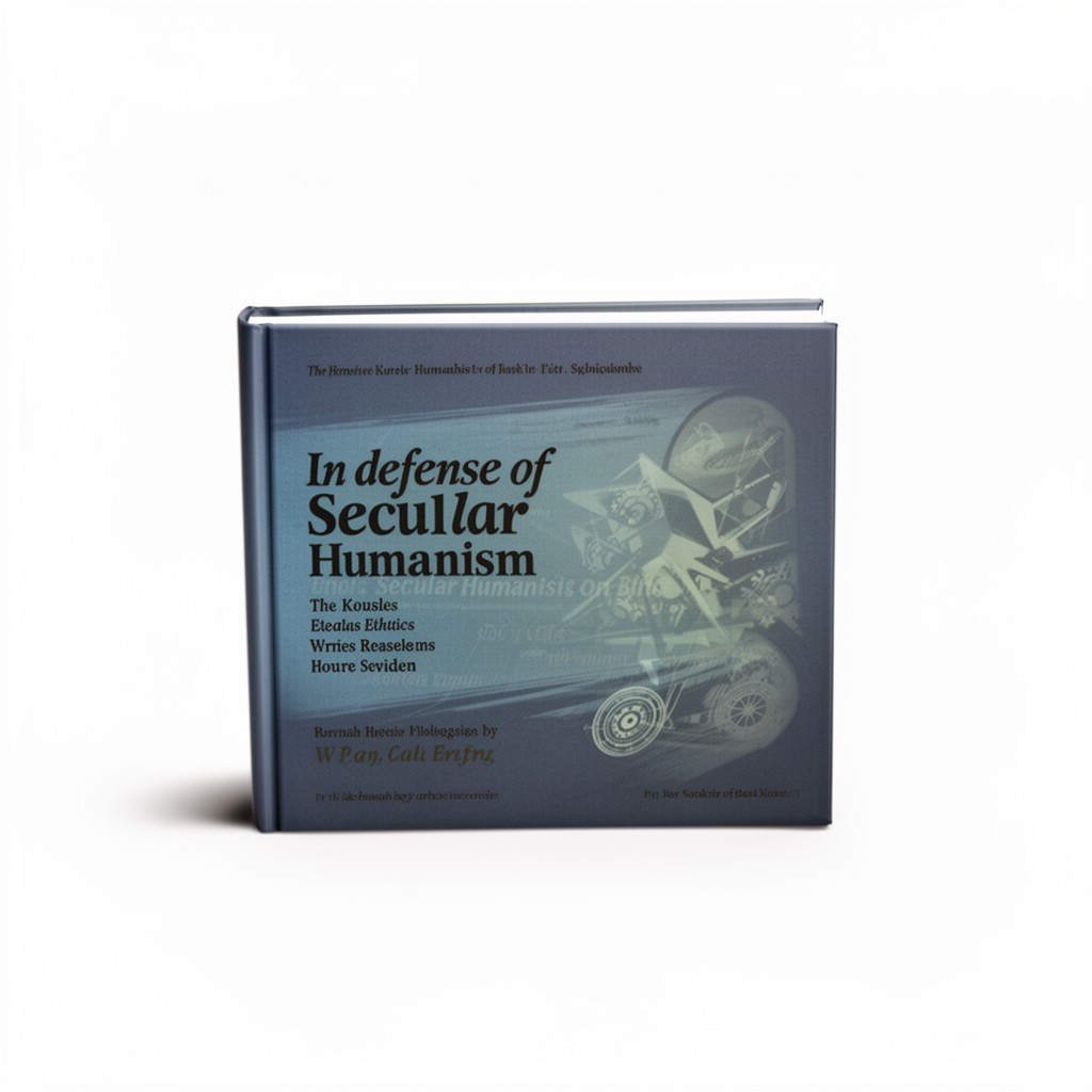 AI-generated illustration of In Defense of Secular Humanism