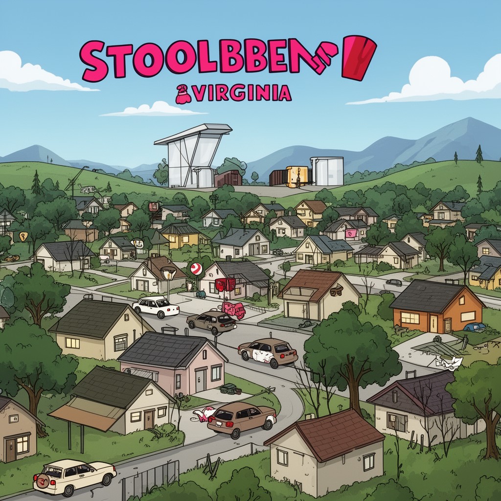AI-generated illustration of Stoolbend, Virginia