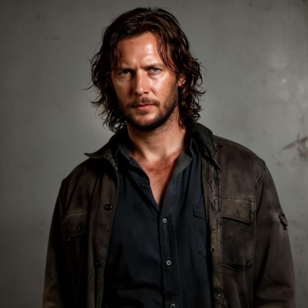 AI-generated illustration of Reedus