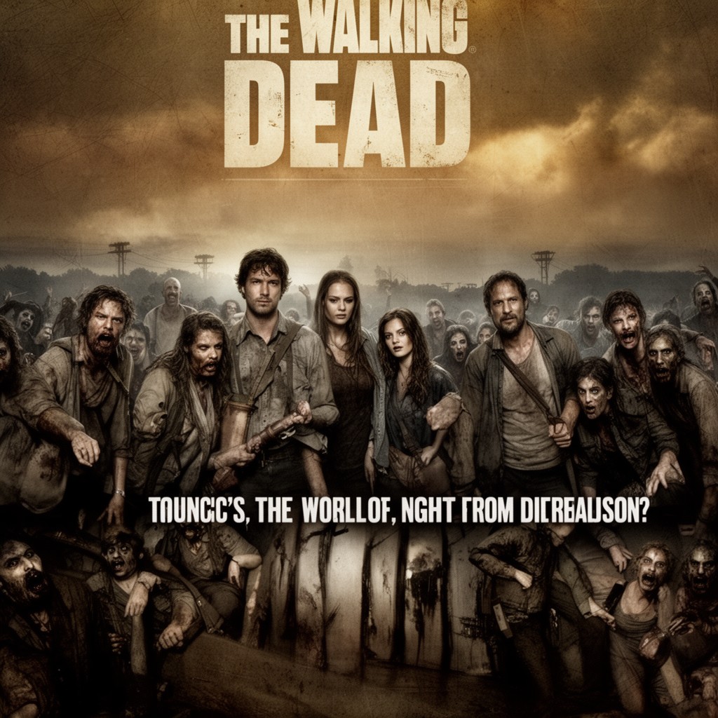 AI-generated illustration of The Walking Dead
