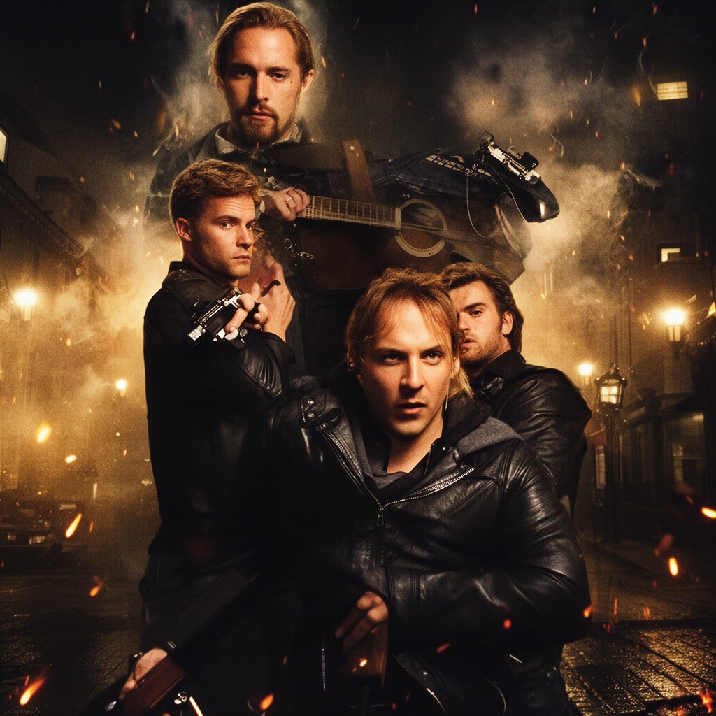 AI-generated illustration of The Boondock Saints