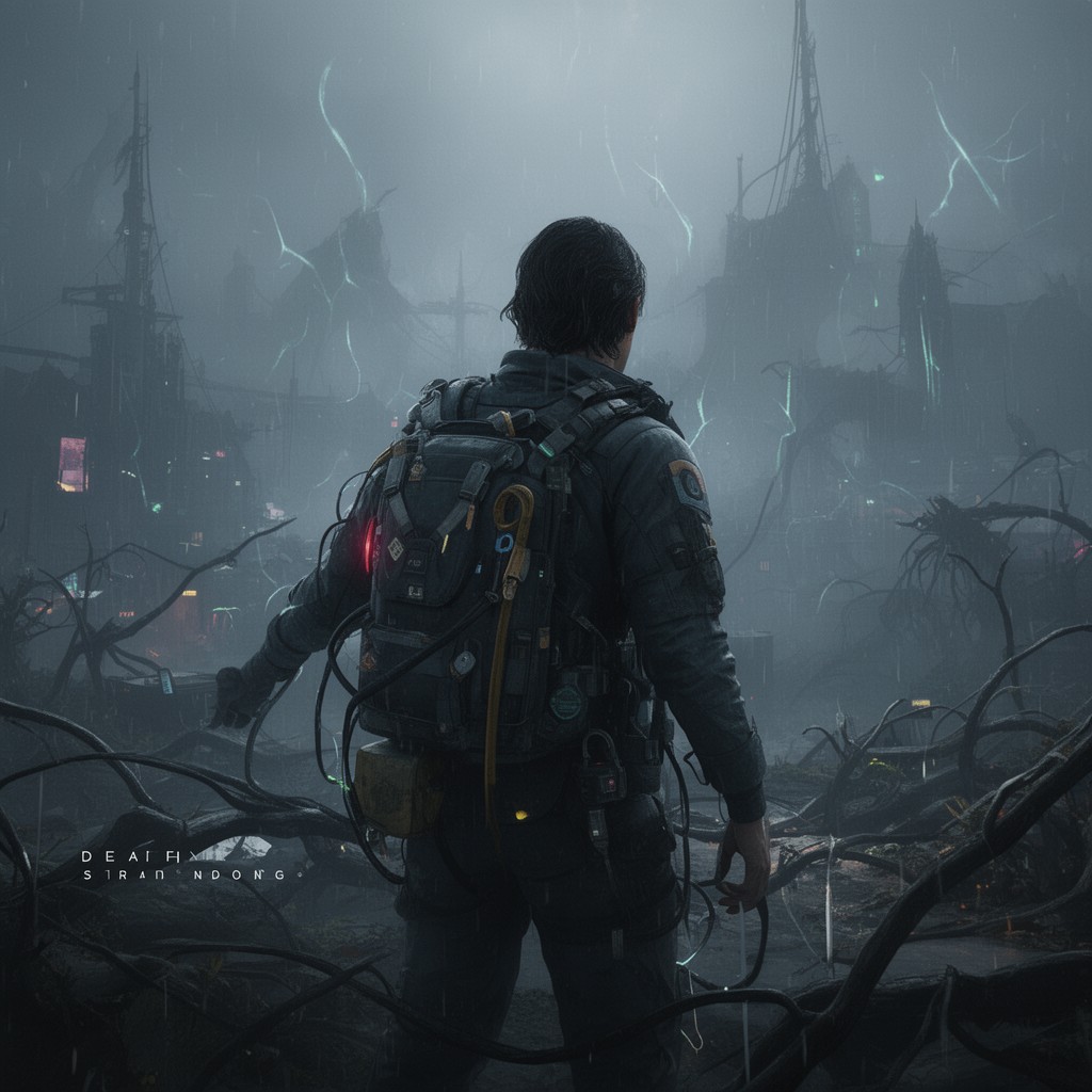 AI-generated illustration of Death Stranding