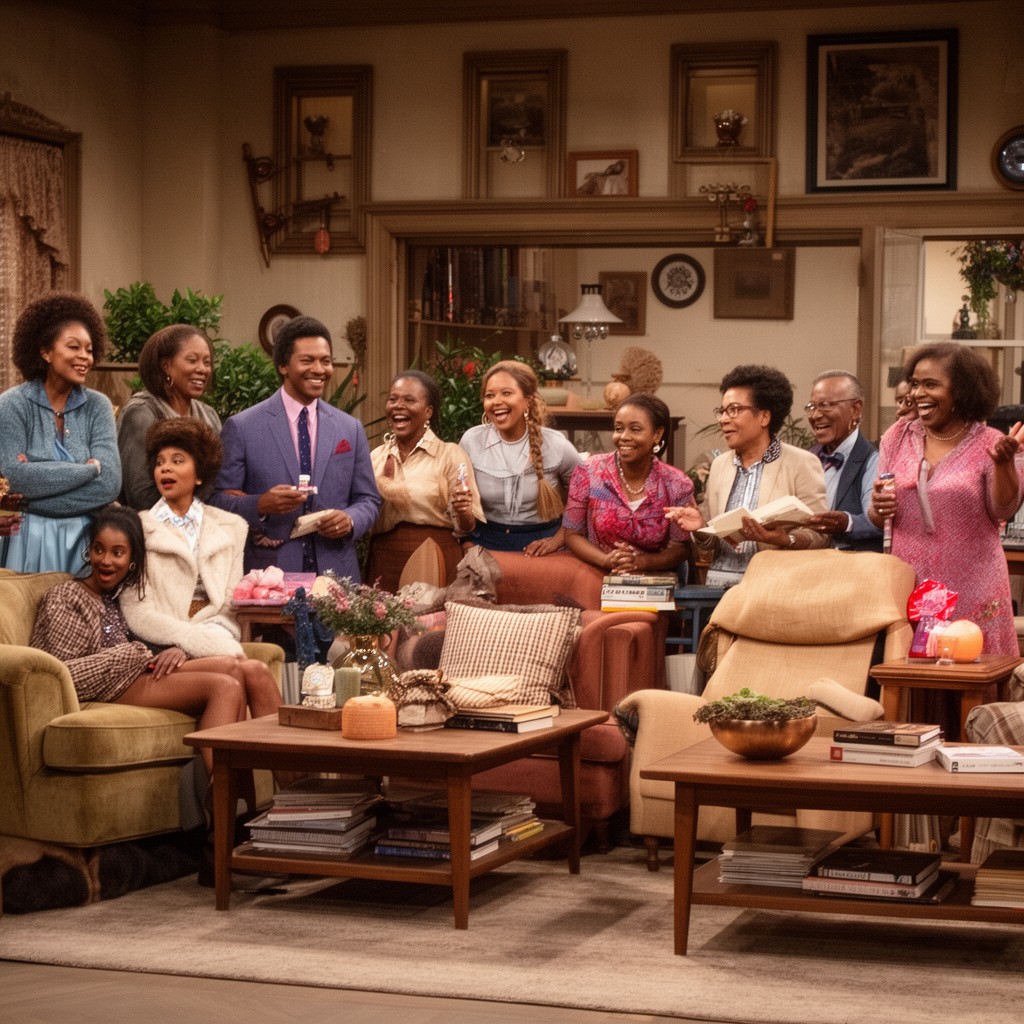 AI-generated illustration of The Jeffersons