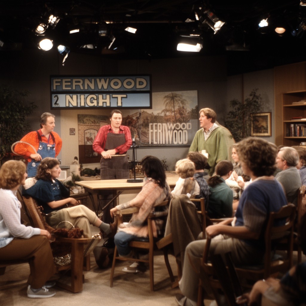AI-generated illustration of Fernwood 2 Night