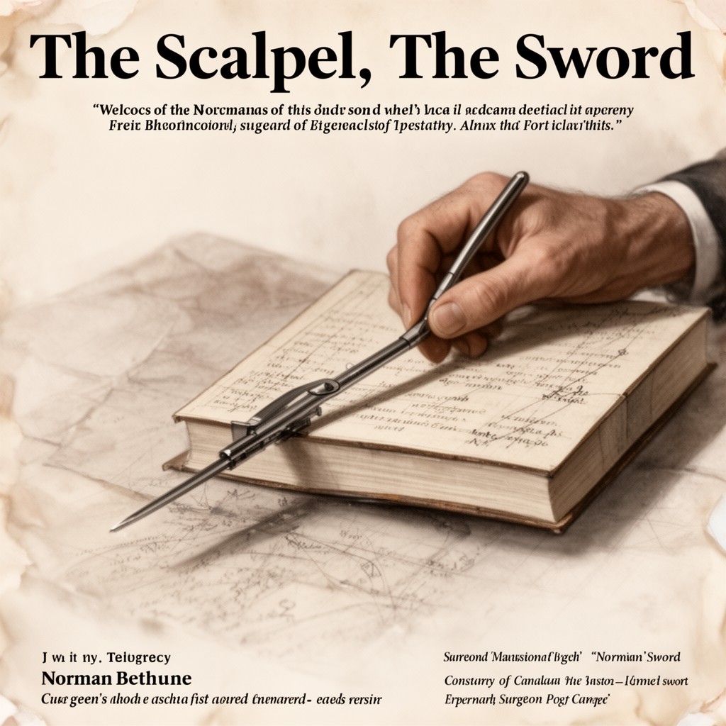 AI-generated illustration of "The Scalpel, The Sword" (biography)