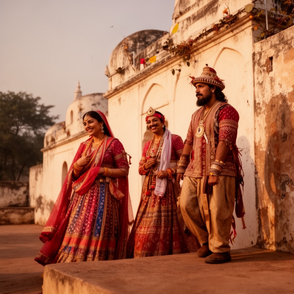 AI-generated illustration of Rajasthani