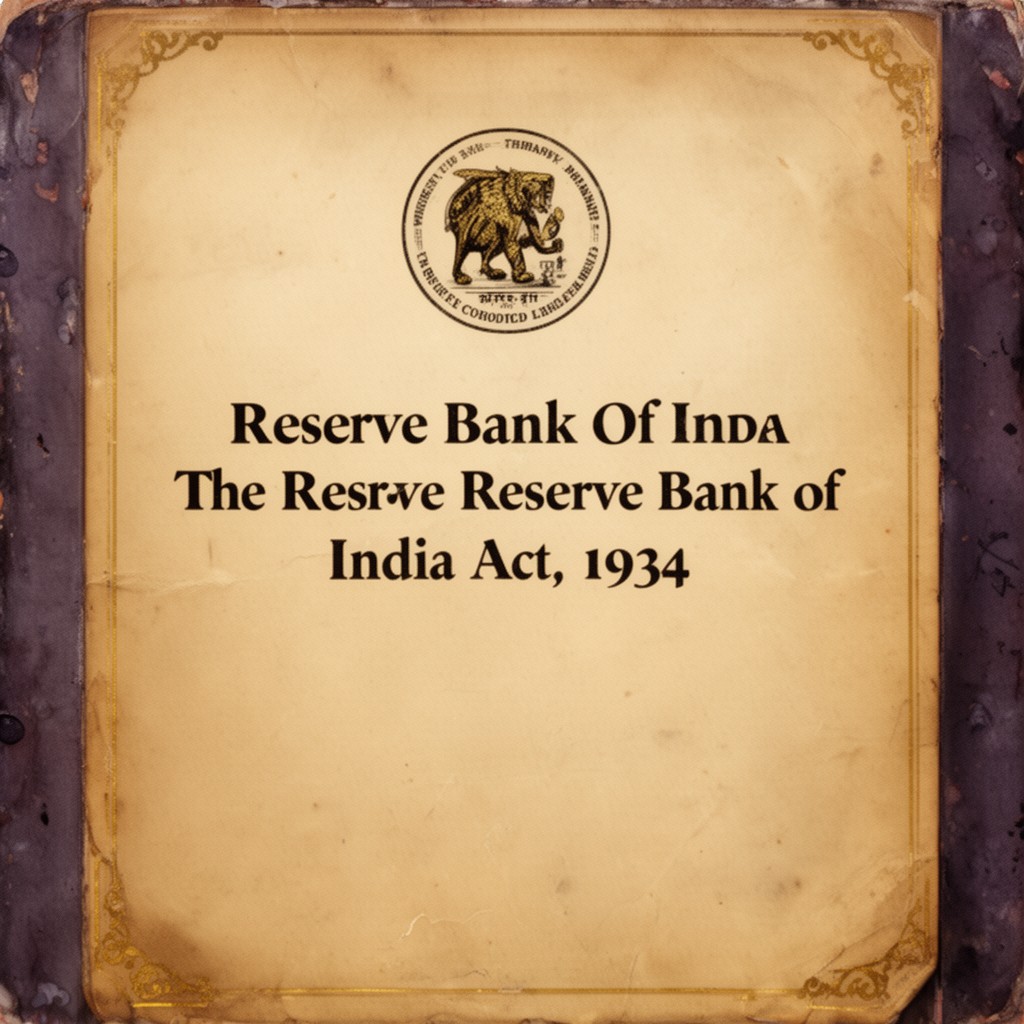 AI-generated illustration of Reserve Bank of India Act, 1934