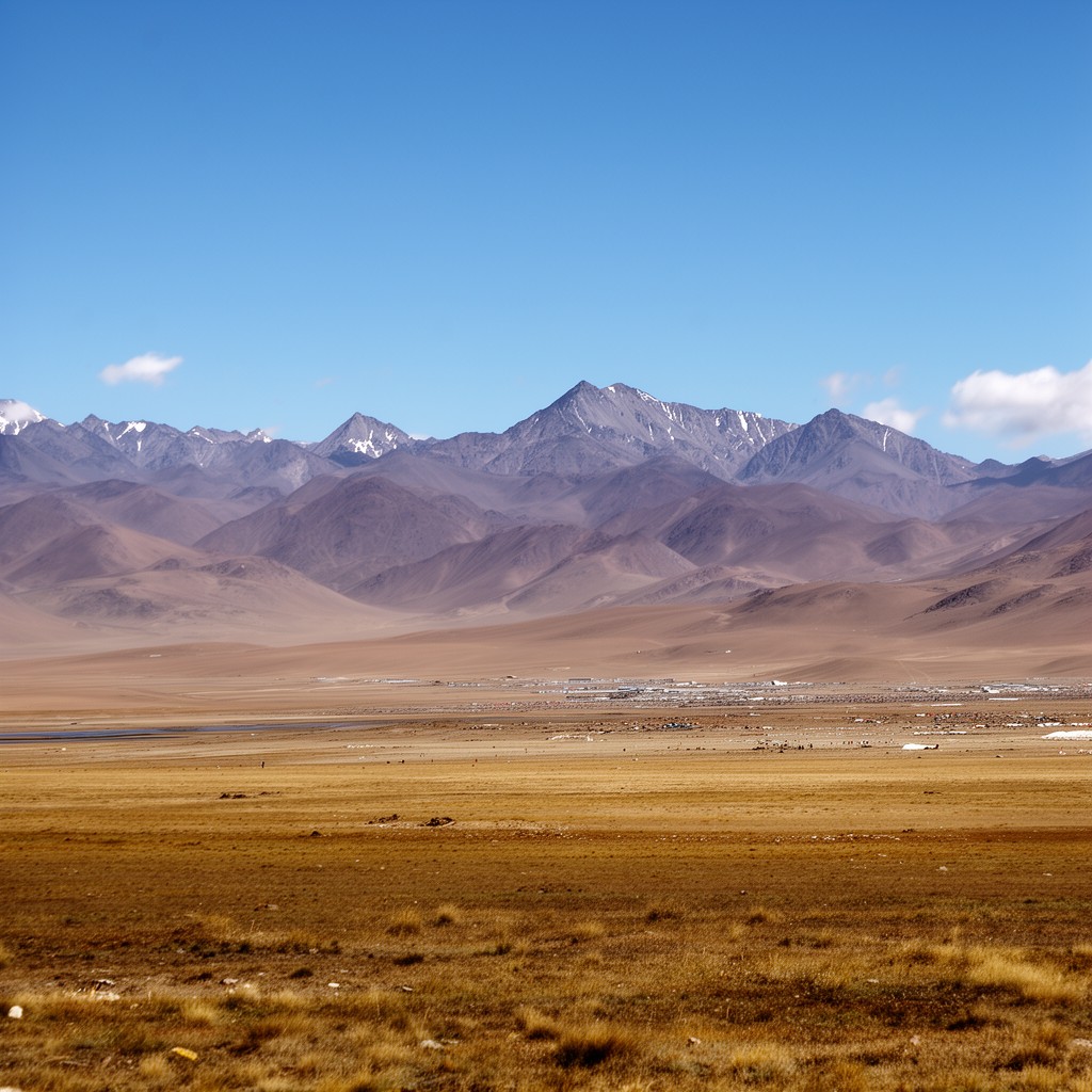 AI-generated illustration of Tibetan Plateau
