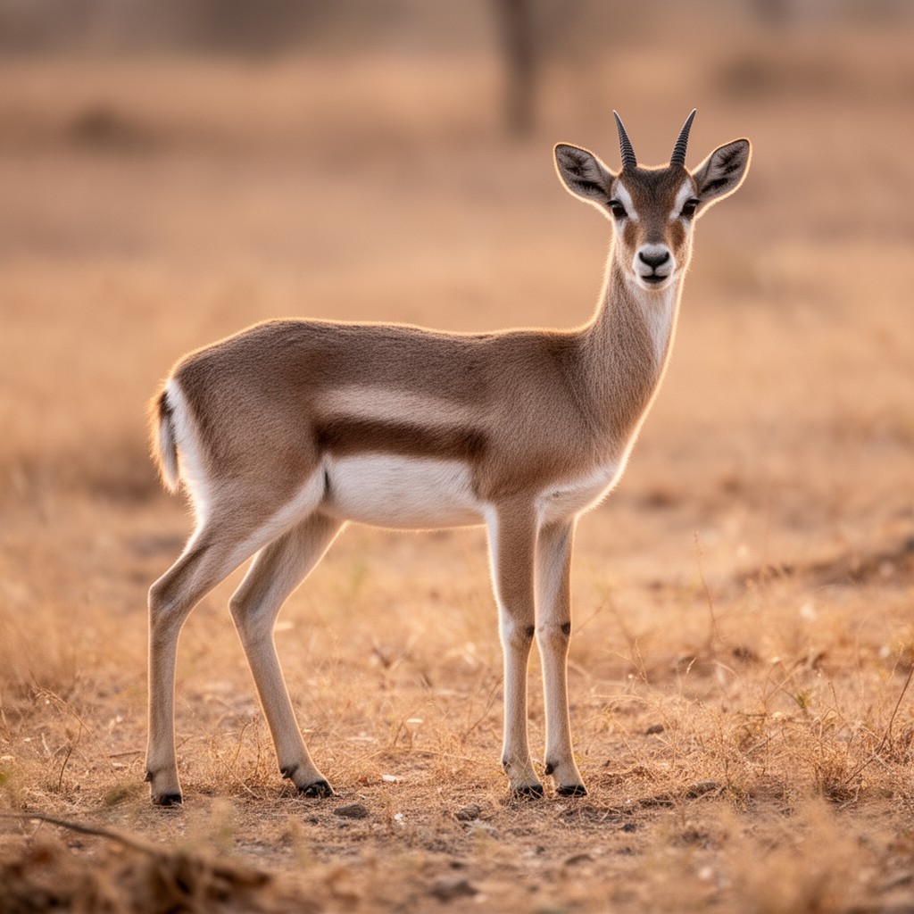 AI-generated illustration of Indian gazelle