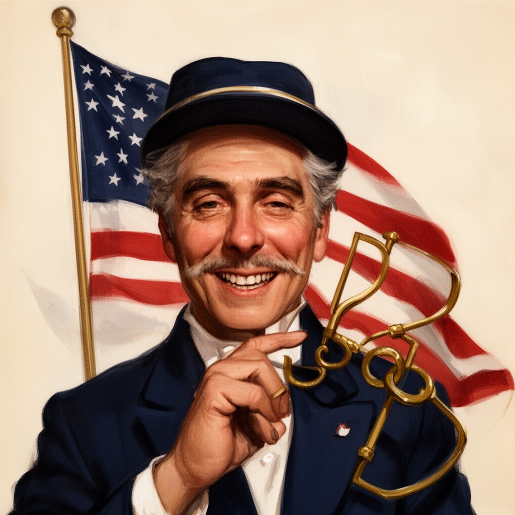 AI-generated illustration of Flagg