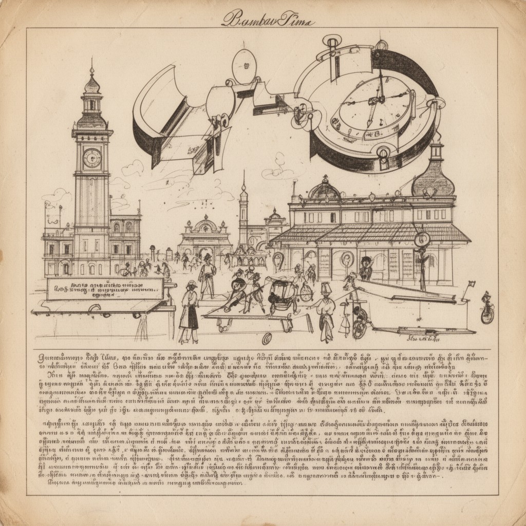 AI-generated illustration of Bombay Time