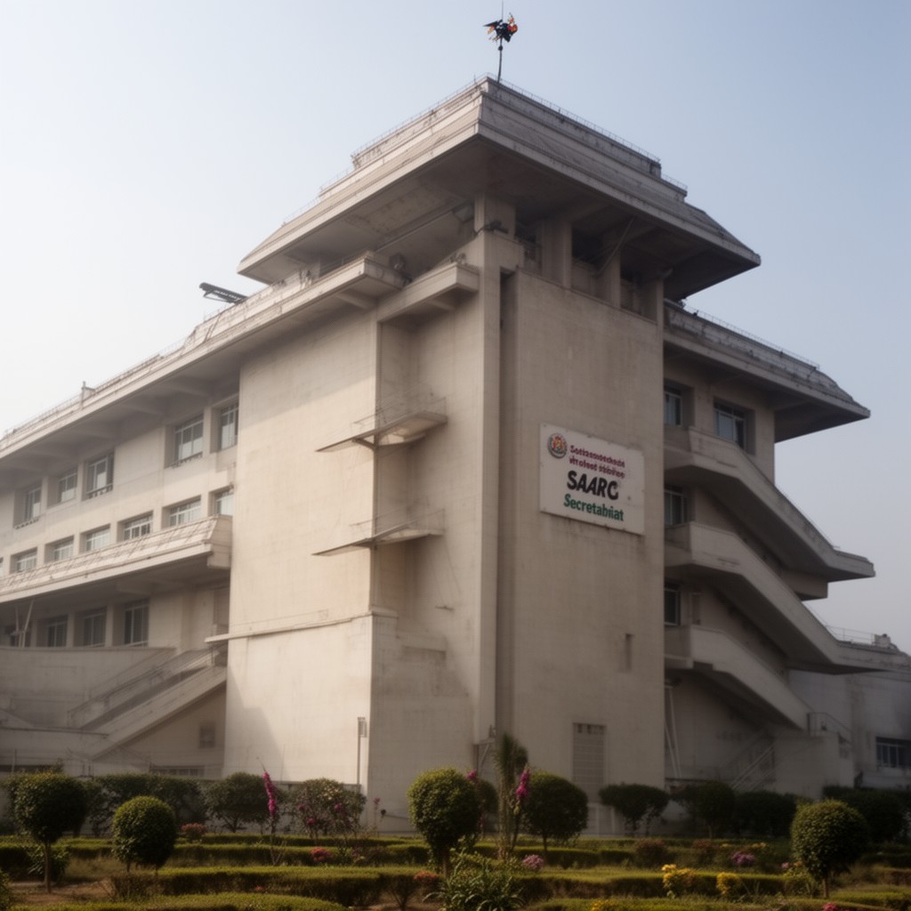 AI-generated illustration of SAARC Secretariat