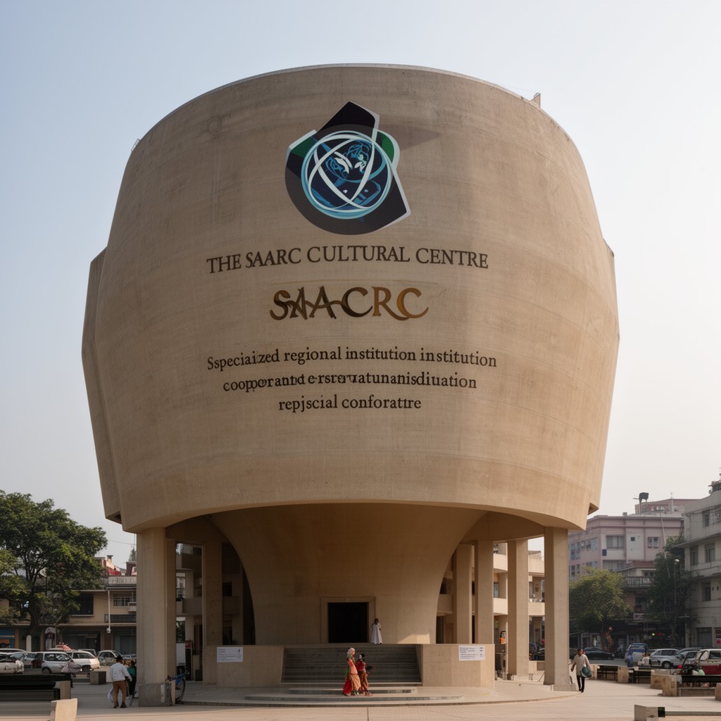 AI-generated illustration of SAARC Cultural Centre