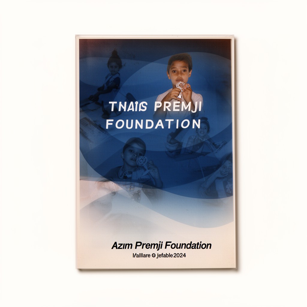 AI-generated illustration of Azim Premji Foundation