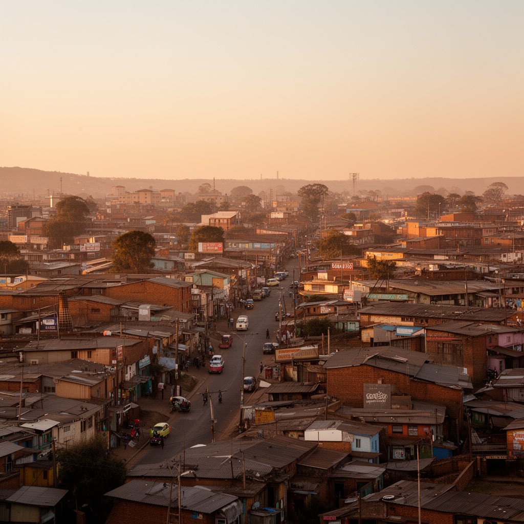 AI-generated illustration of Soweto
