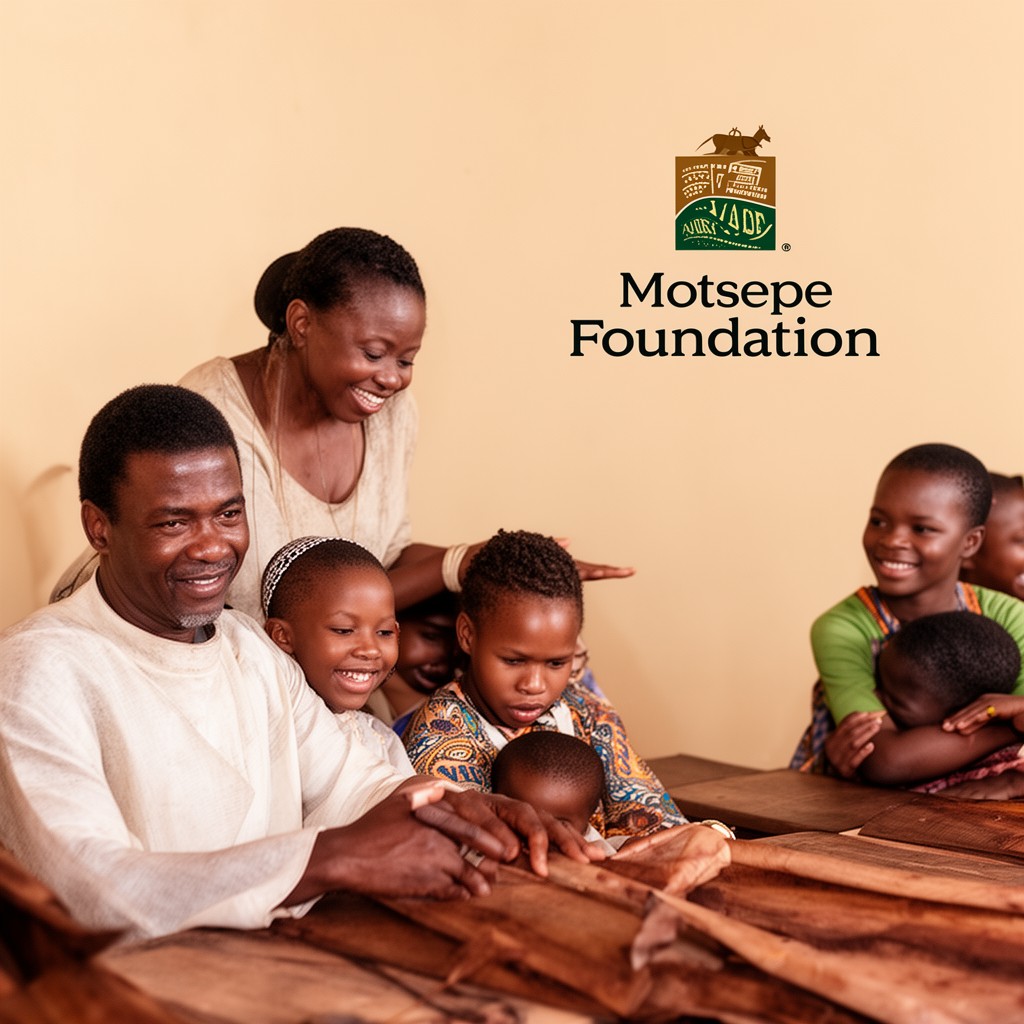 AI-generated illustration of Motsepe Foundation