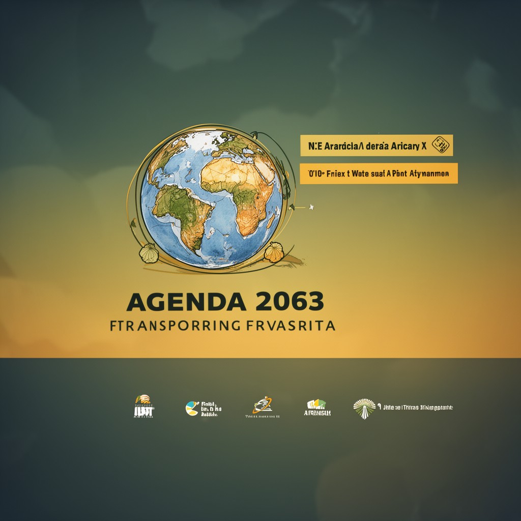 AI-generated illustration of Agenda 2063