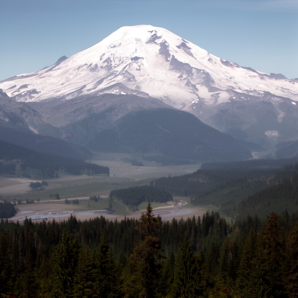 AI-generated illustration of Mount Rainier
