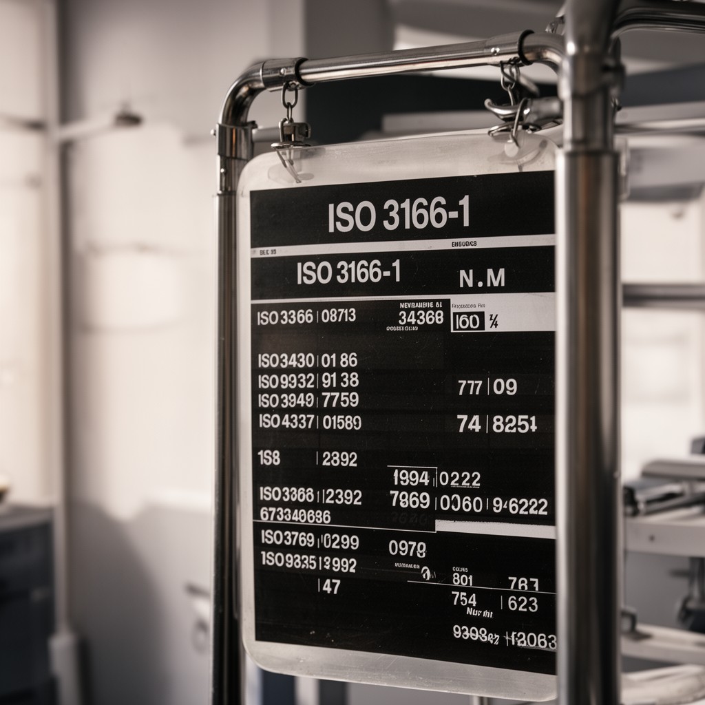 AI-generated illustration of ISO 3166-1 numeric