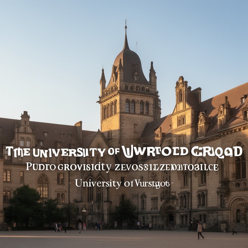 AI-generated illustration of University of Würzburg