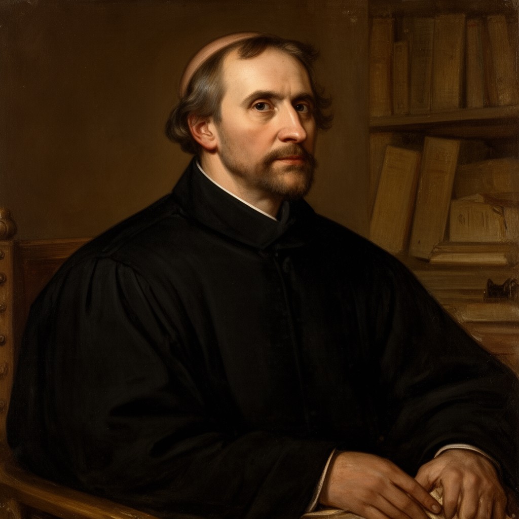 AI-generated illustration of Peter Faber