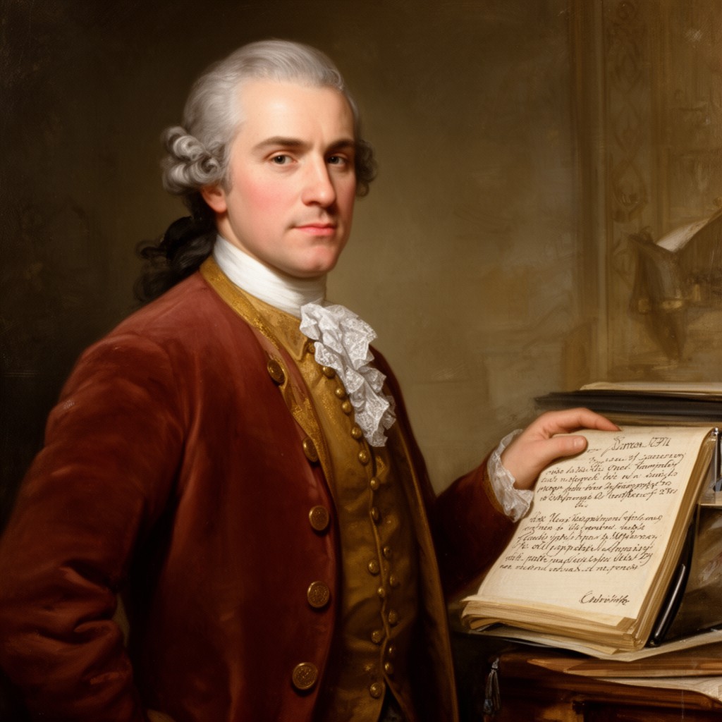 AI-generated illustration of James McGill