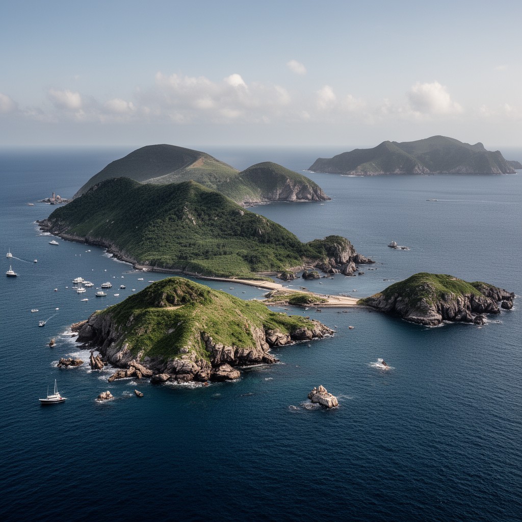AI-generated illustration of Pescadores Islands