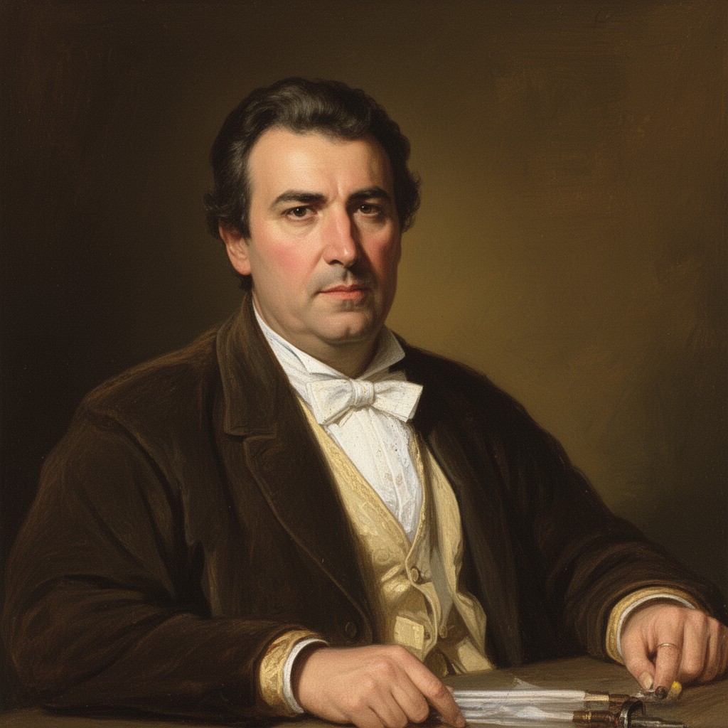 AI-generated illustration of Hipólito de Villegas