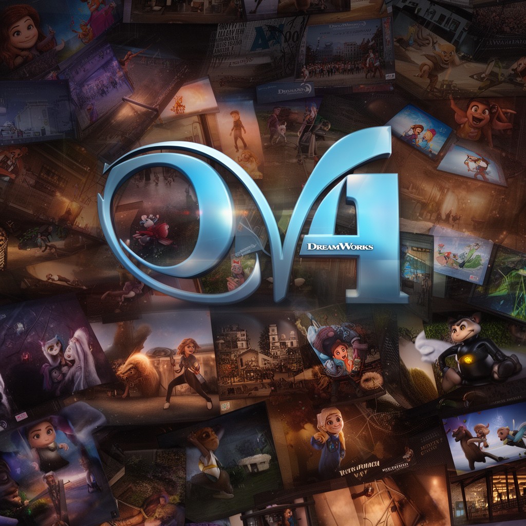AI-generated illustration of DreamWorks Pictures
