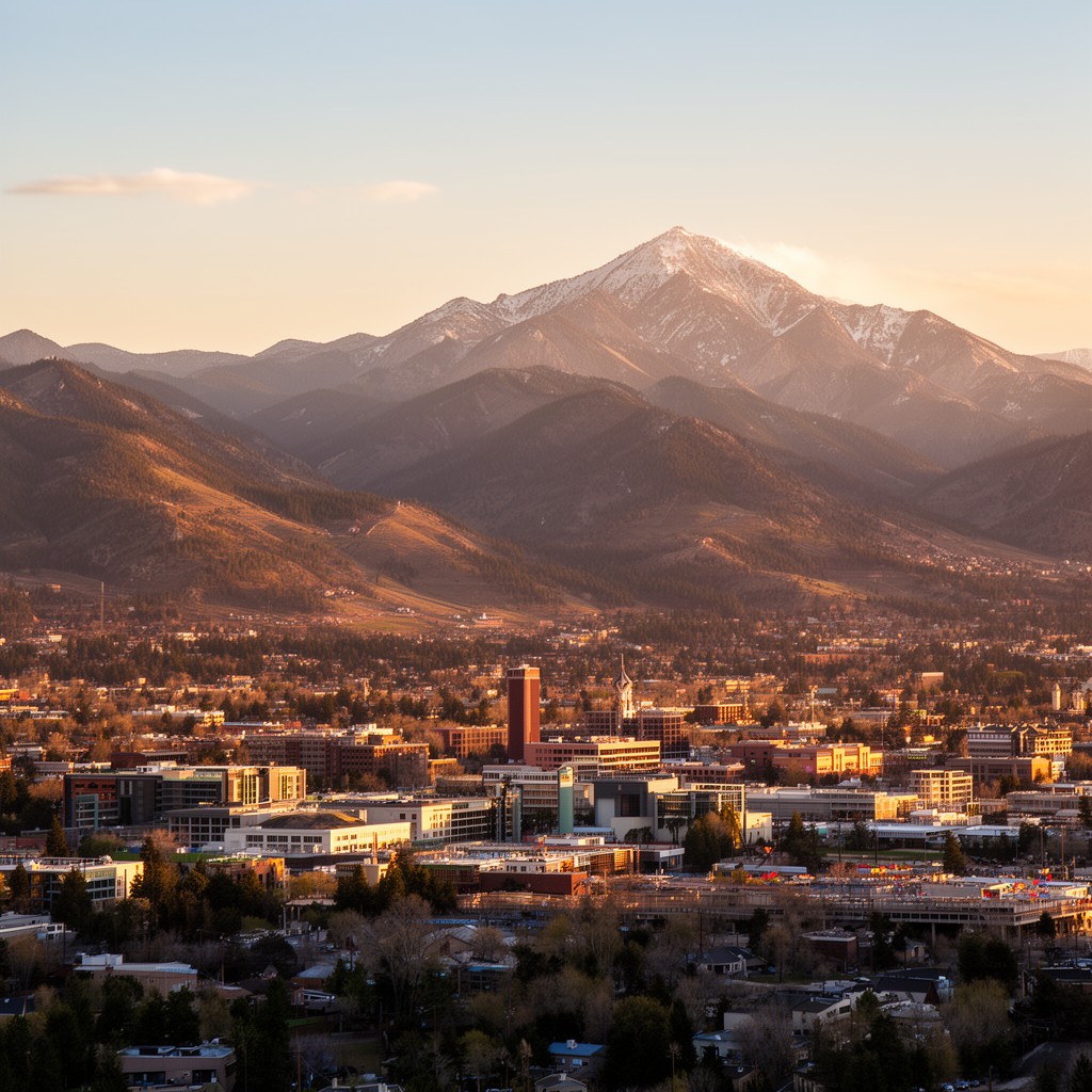 AI-generated illustration of Colorado Springs, Colorado
