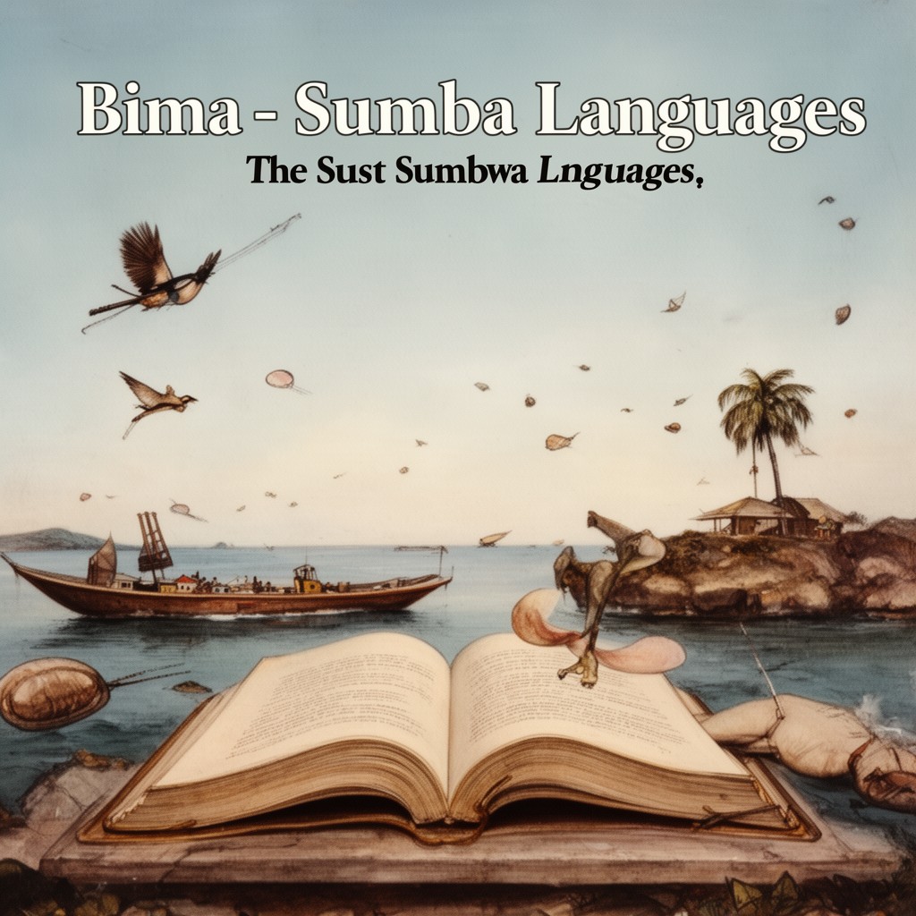 AI-generated illustration of Bima–Sumba languages