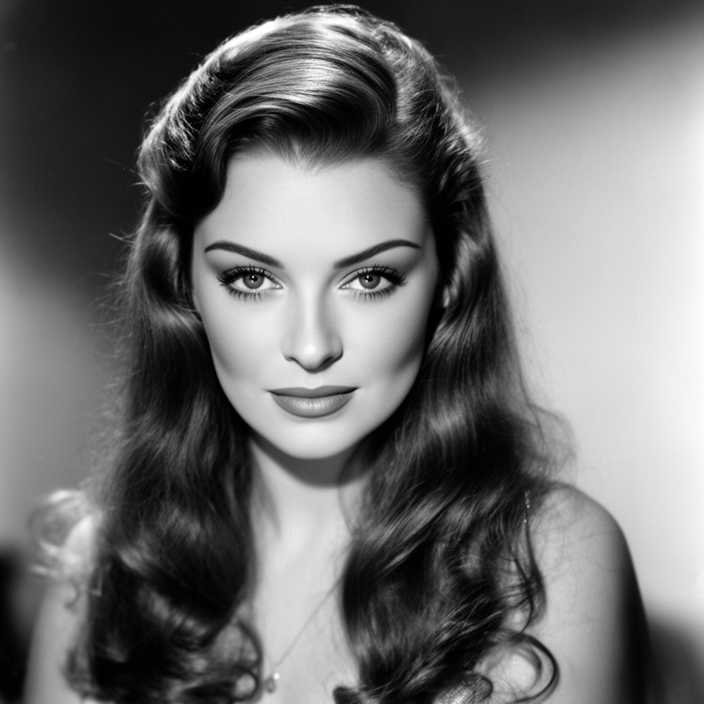 AI-generated illustration of Veronica Lake