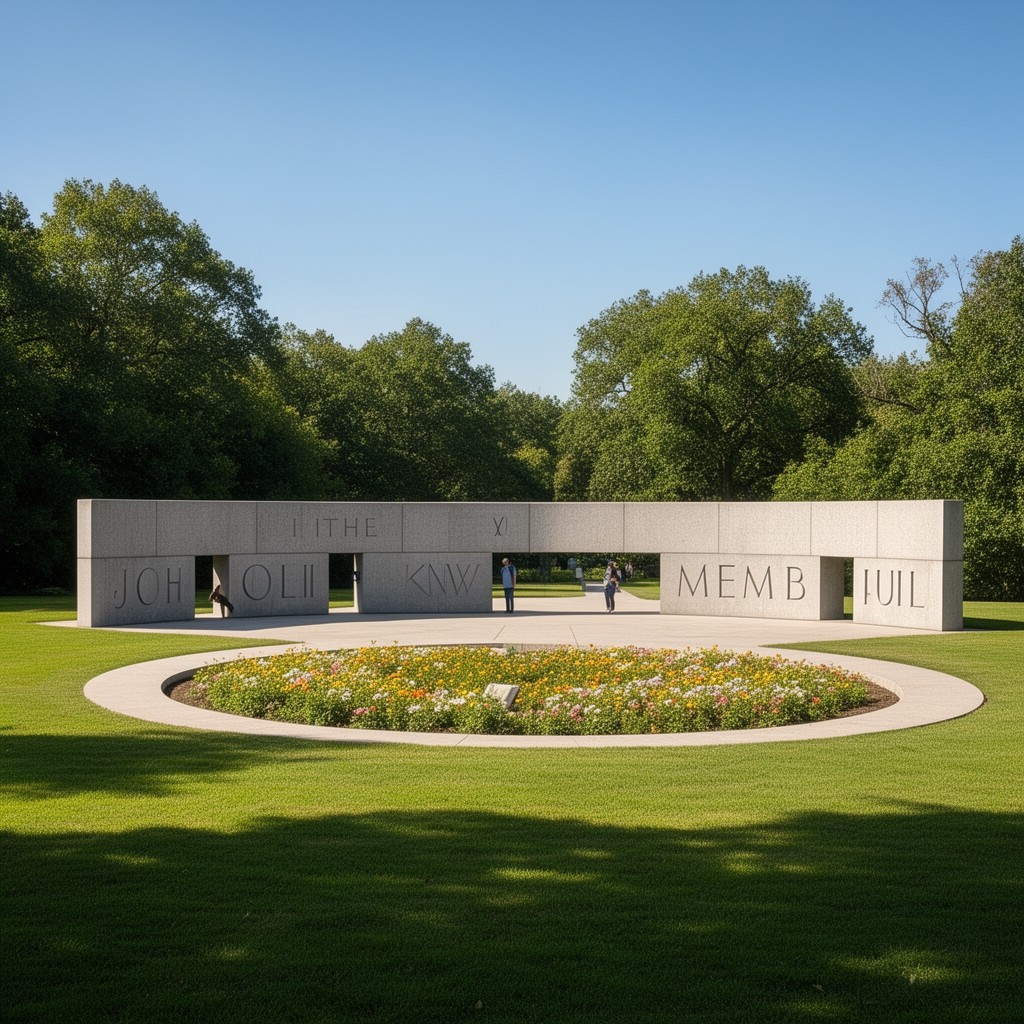 AI-generated illustration of John F. Kennedy Memorial