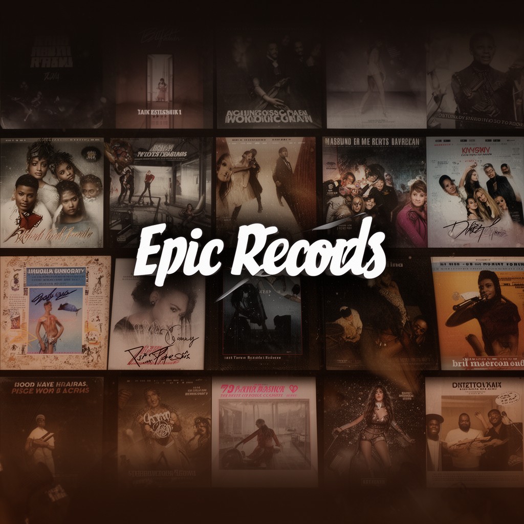 AI-generated illustration of Epic Records