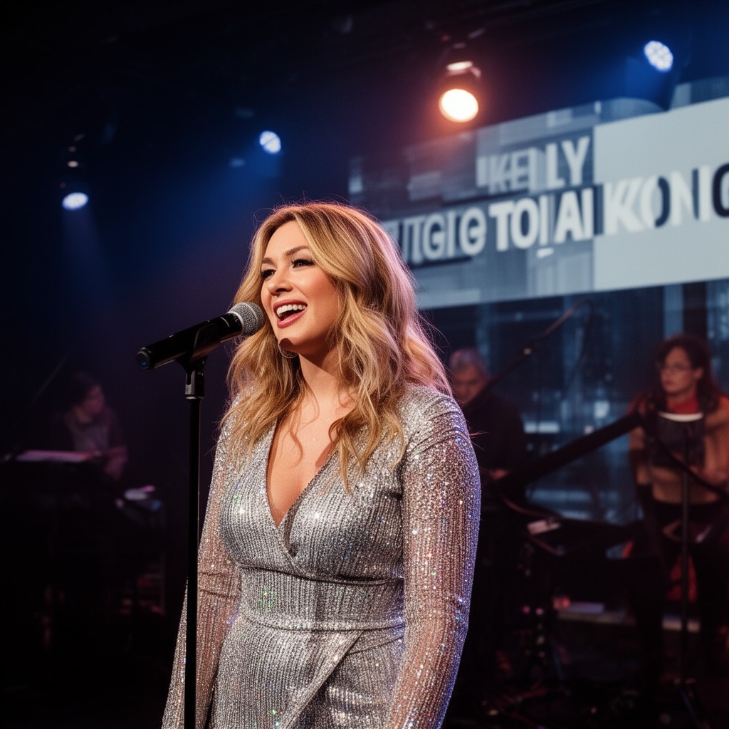 AI-generated illustration of Kelly Clarkson