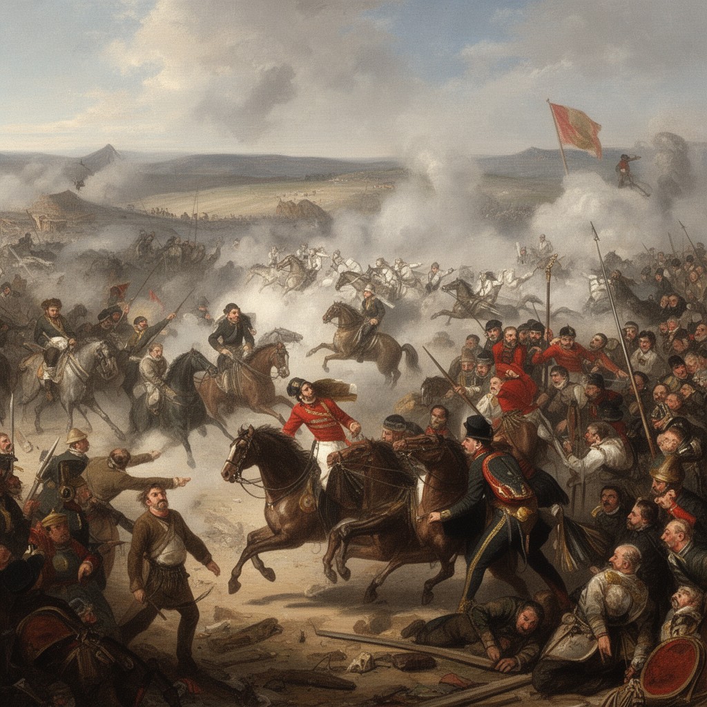 AI-generated illustration of Battle of Balaclava