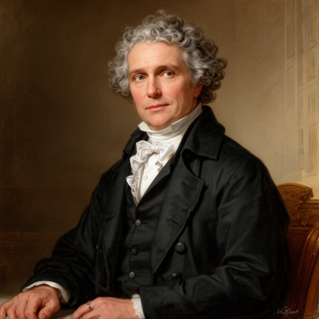 AI-generated illustration of Charles Bulfinch