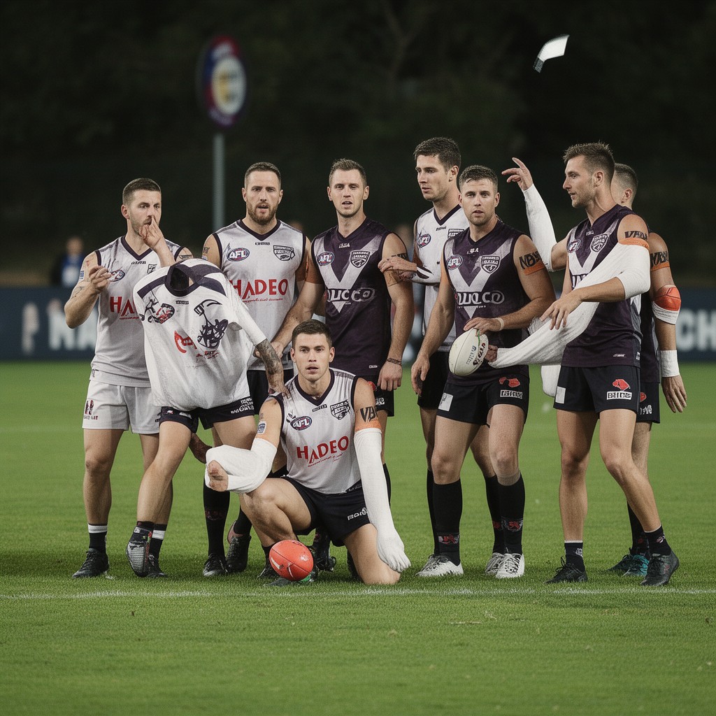 AI-generated illustration of Melbourne Football Club