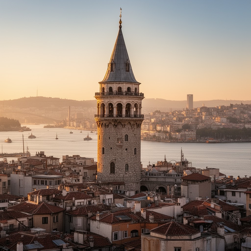 AI-generated illustration of Galata Tower