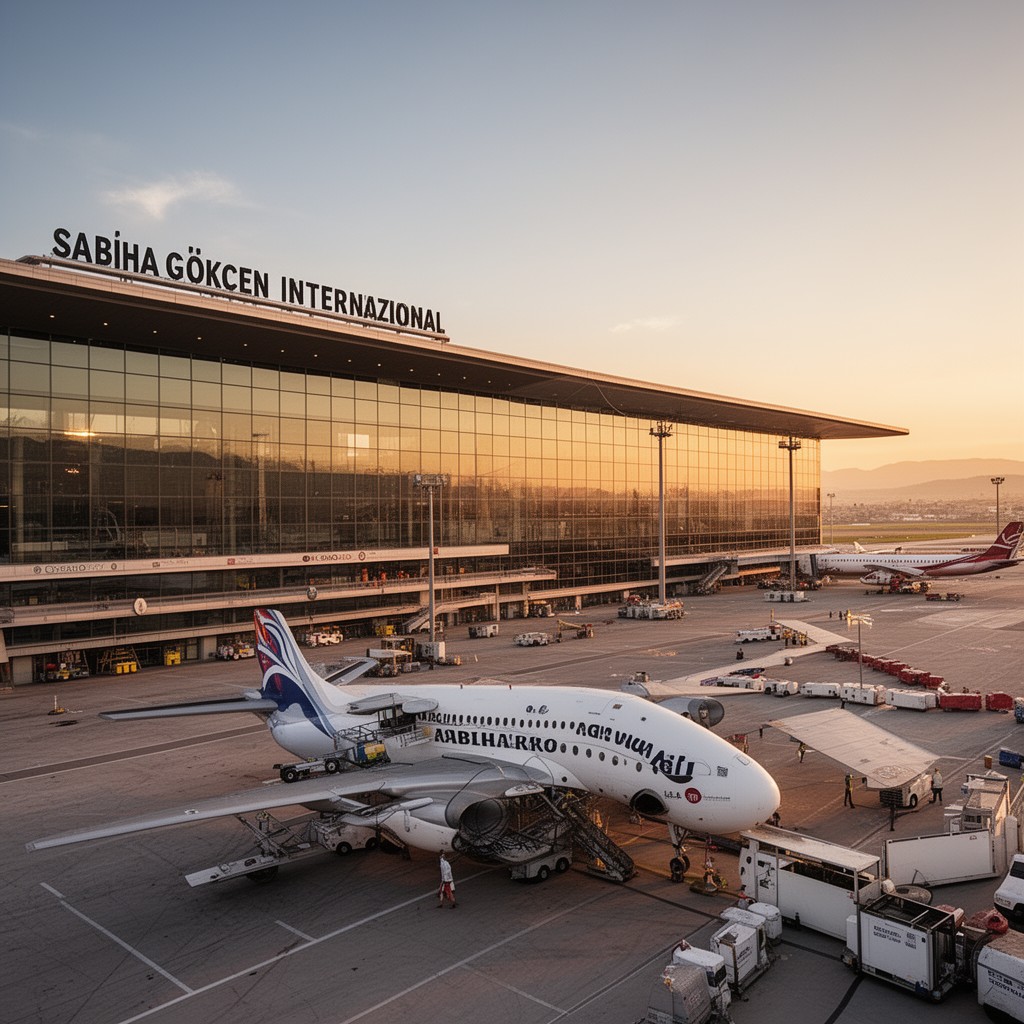 AI-generated illustration of Sabiha Gokcen International Airport