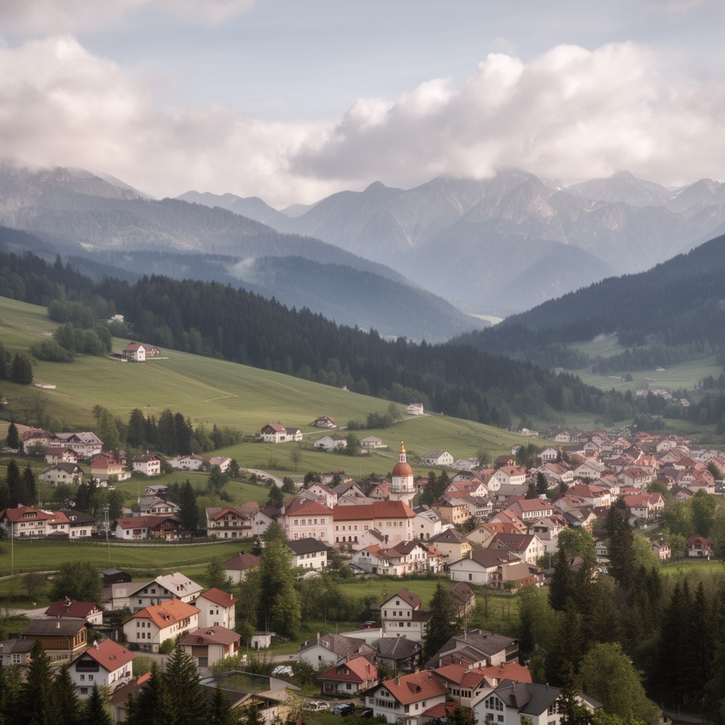 AI-generated illustration of Austrian Silesia
