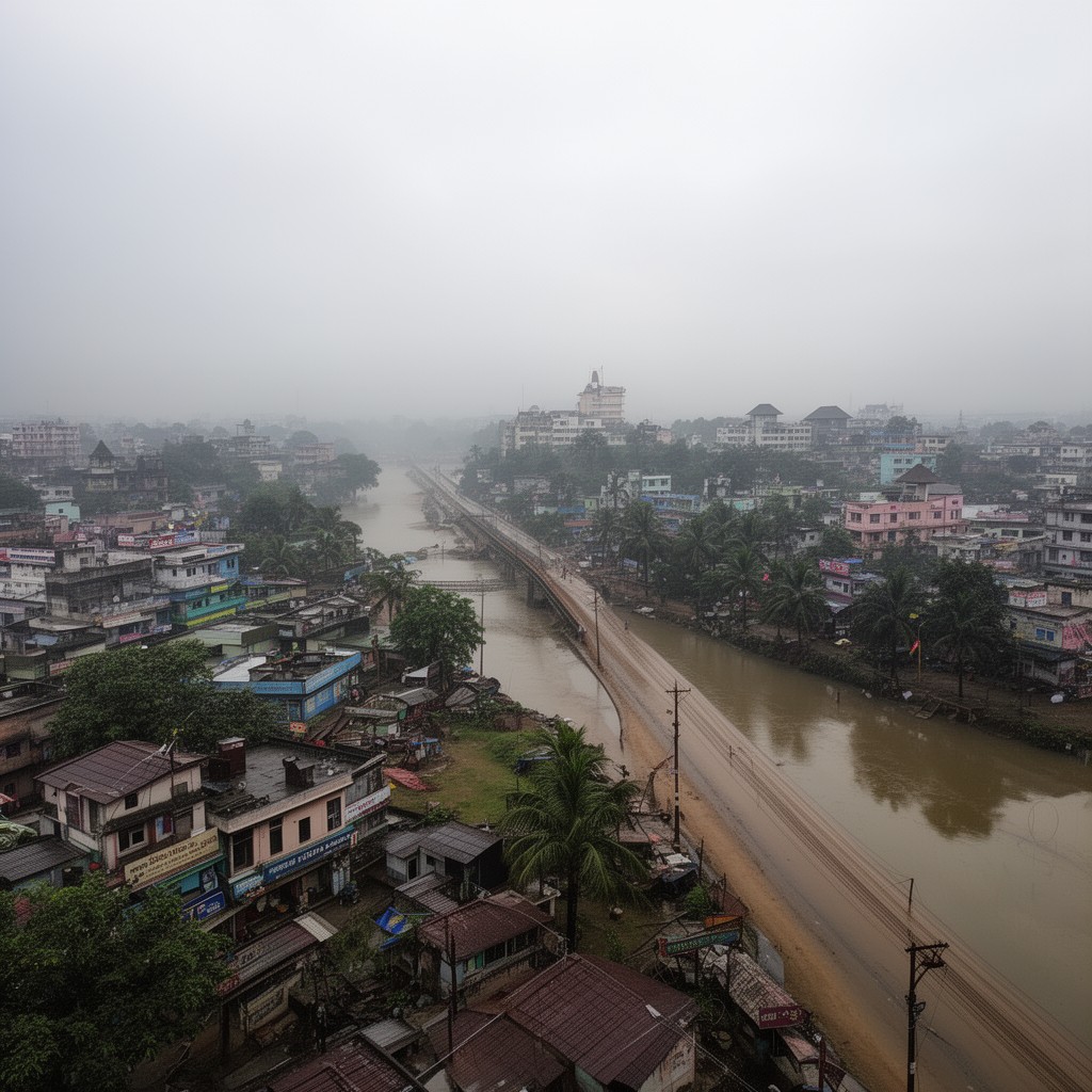 AI-generated illustration of Silchar