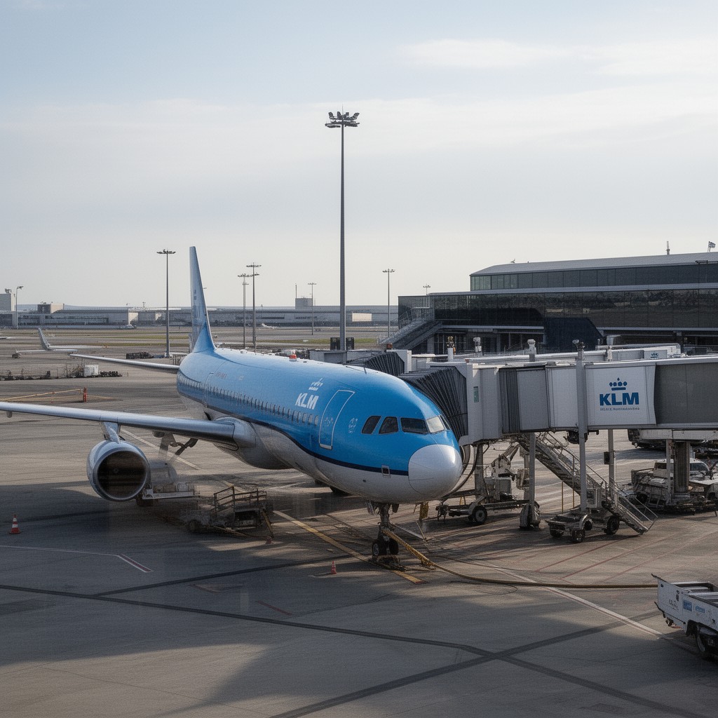 AI-generated illustration of KLM
