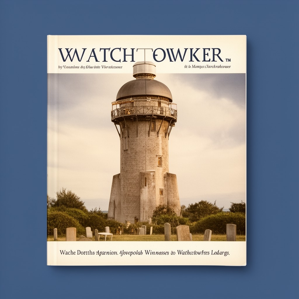 AI-generated illustration of Watchtower magazine