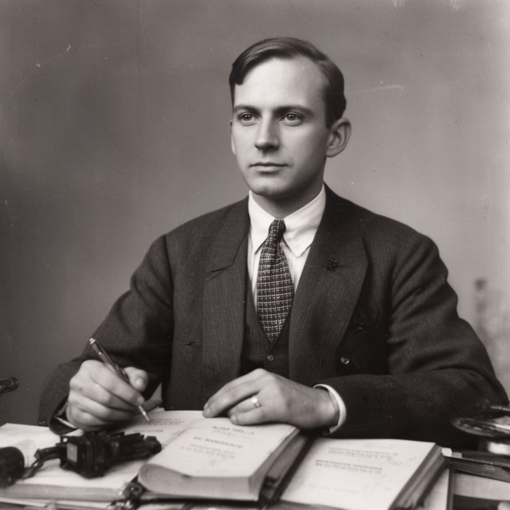 AI-generated illustration of H. G. Balcom