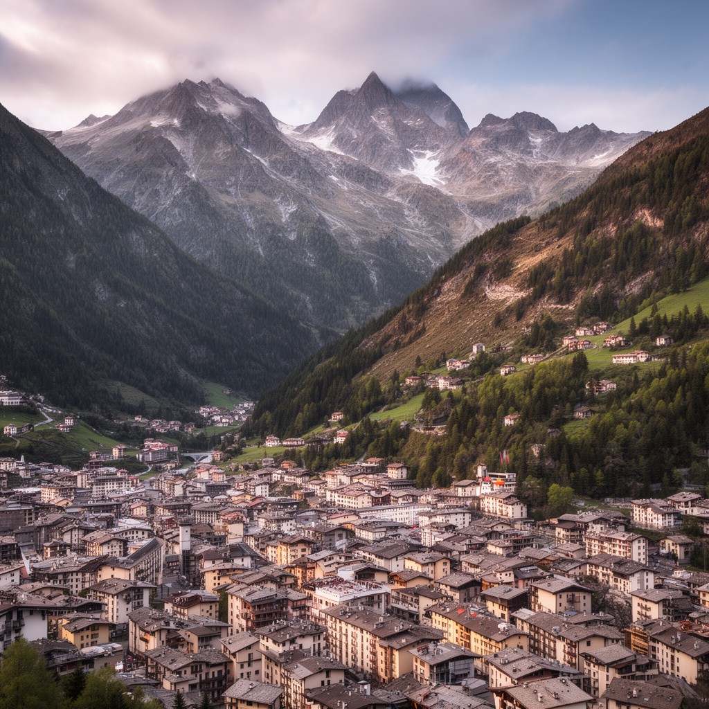 AI-generated illustration of Bardonecchia