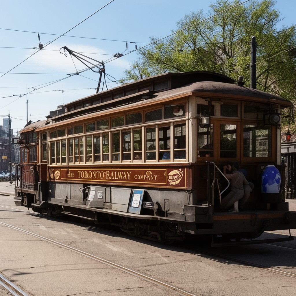 AI-generated illustration of Toronto Railway Company