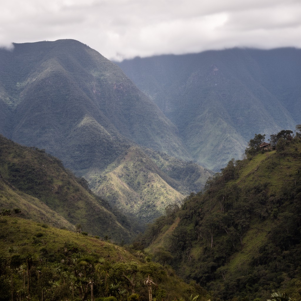 AI-generated illustration of Eastern Cordillera of the Andes