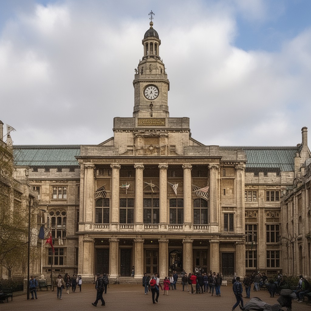 AI-generated illustration of Senate House