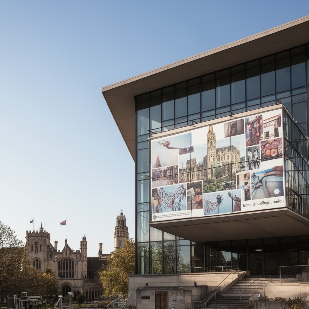 AI-generated illustration of Imperial College London